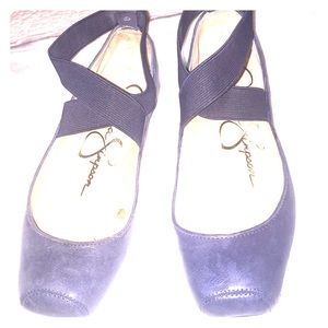 Jessica Simpson blue shoes